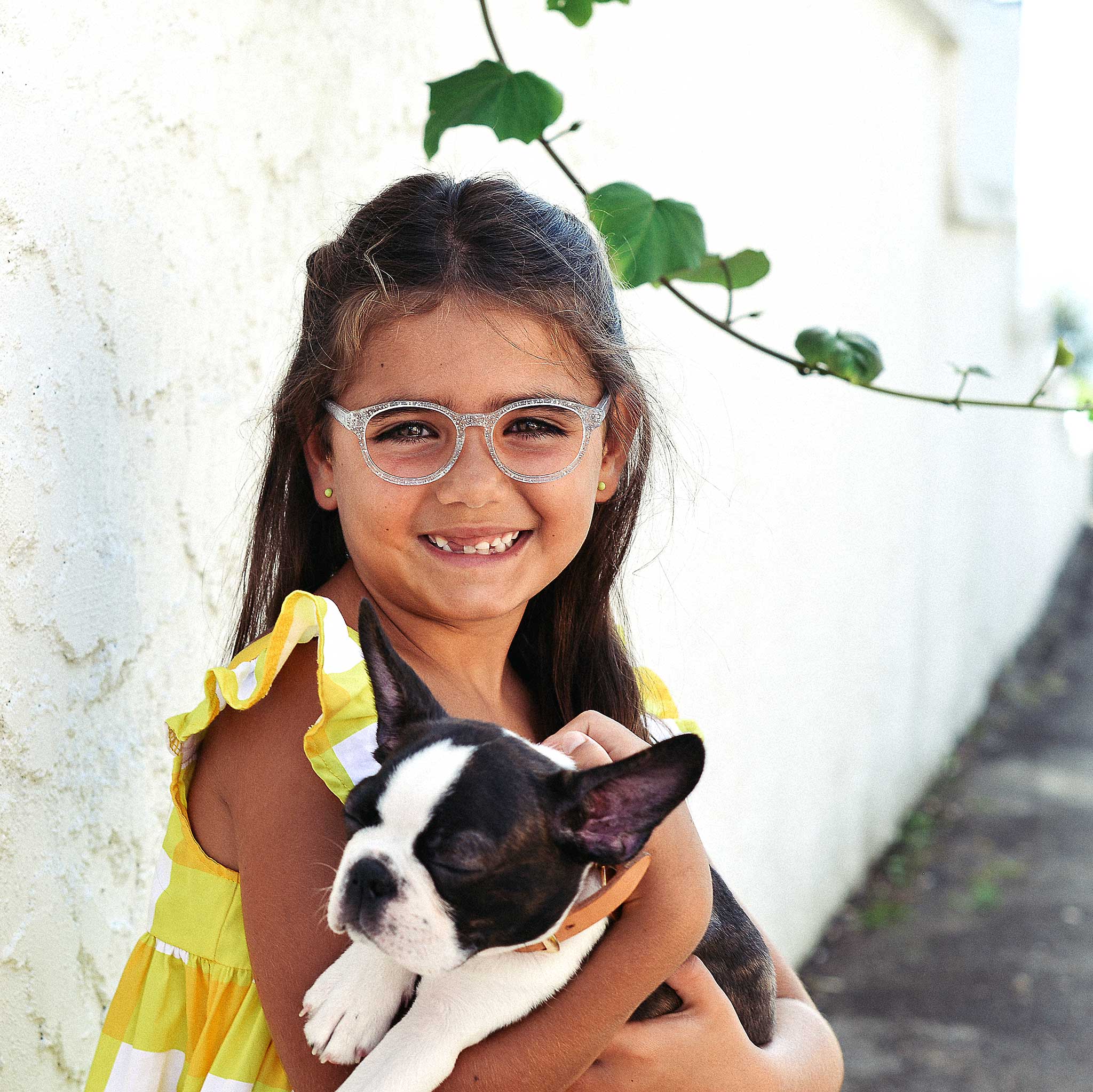 augie-eyewear-childrens-glasses-olive-clear-glitter-on-girl1.jpg